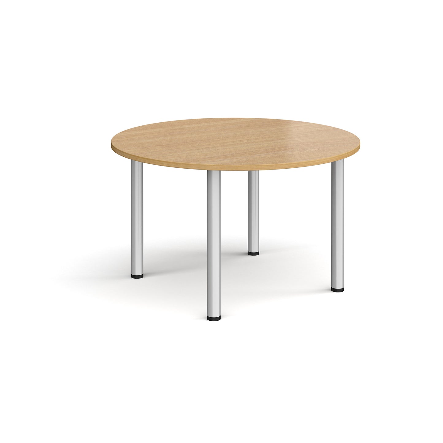 Circular radial leg meeting table - DRL1200C-S-O