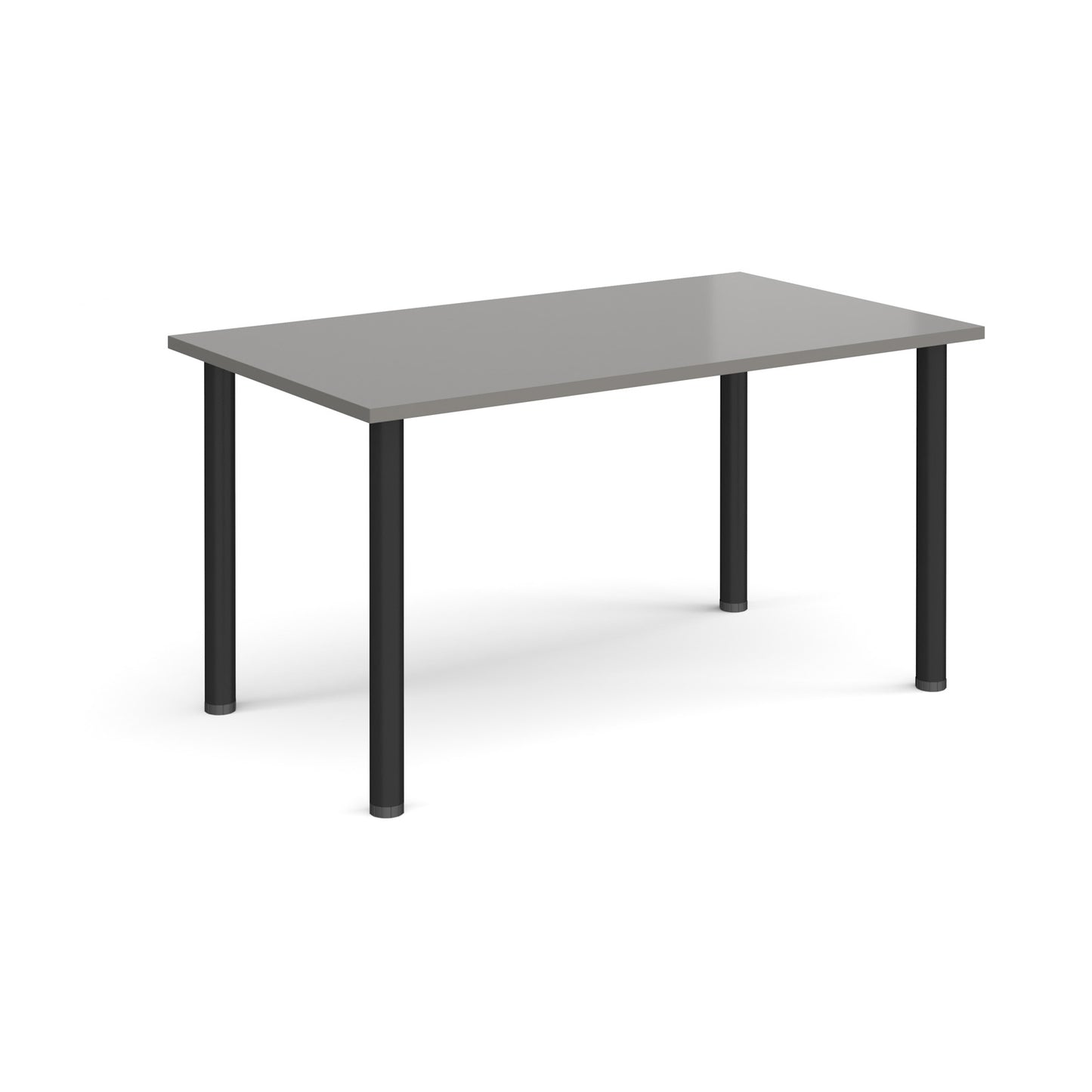 Rectangular radial leg meeting table - DRL1400-K-OG