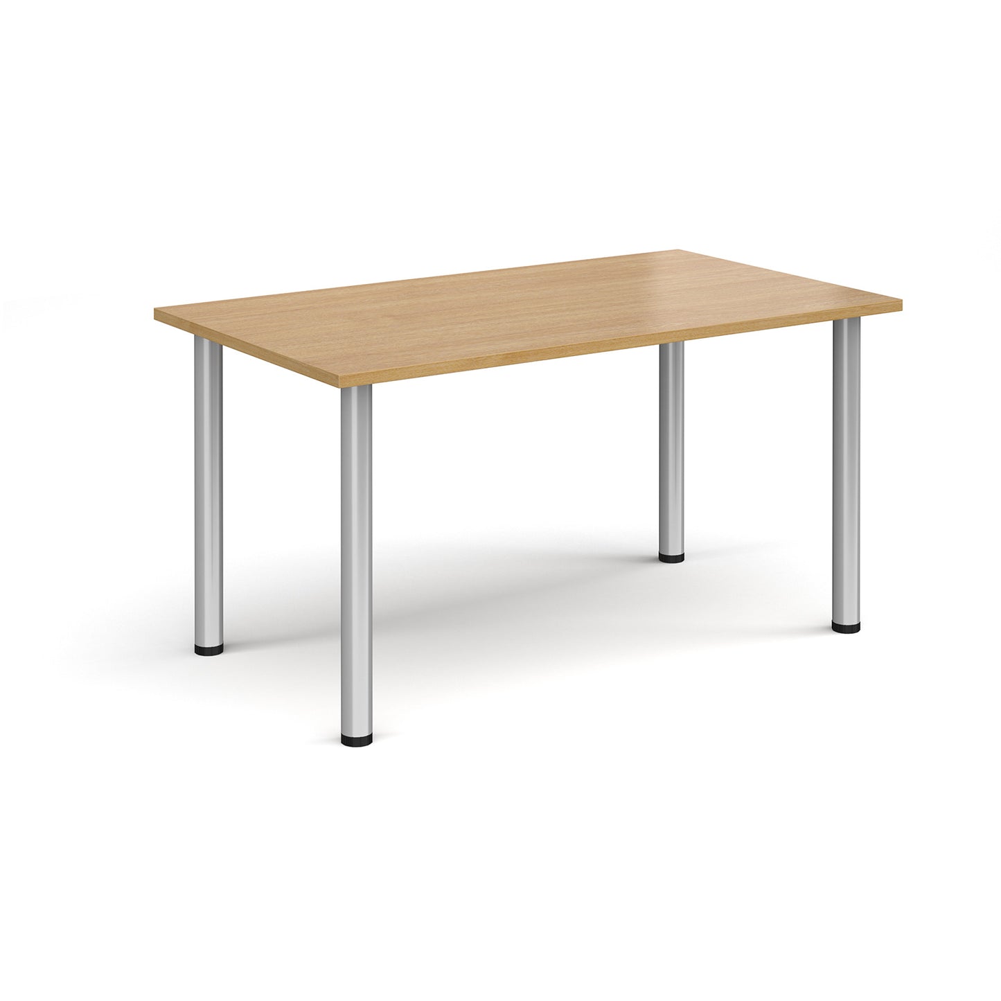 Rectangular radial leg meeting table - DRL1400-S-O