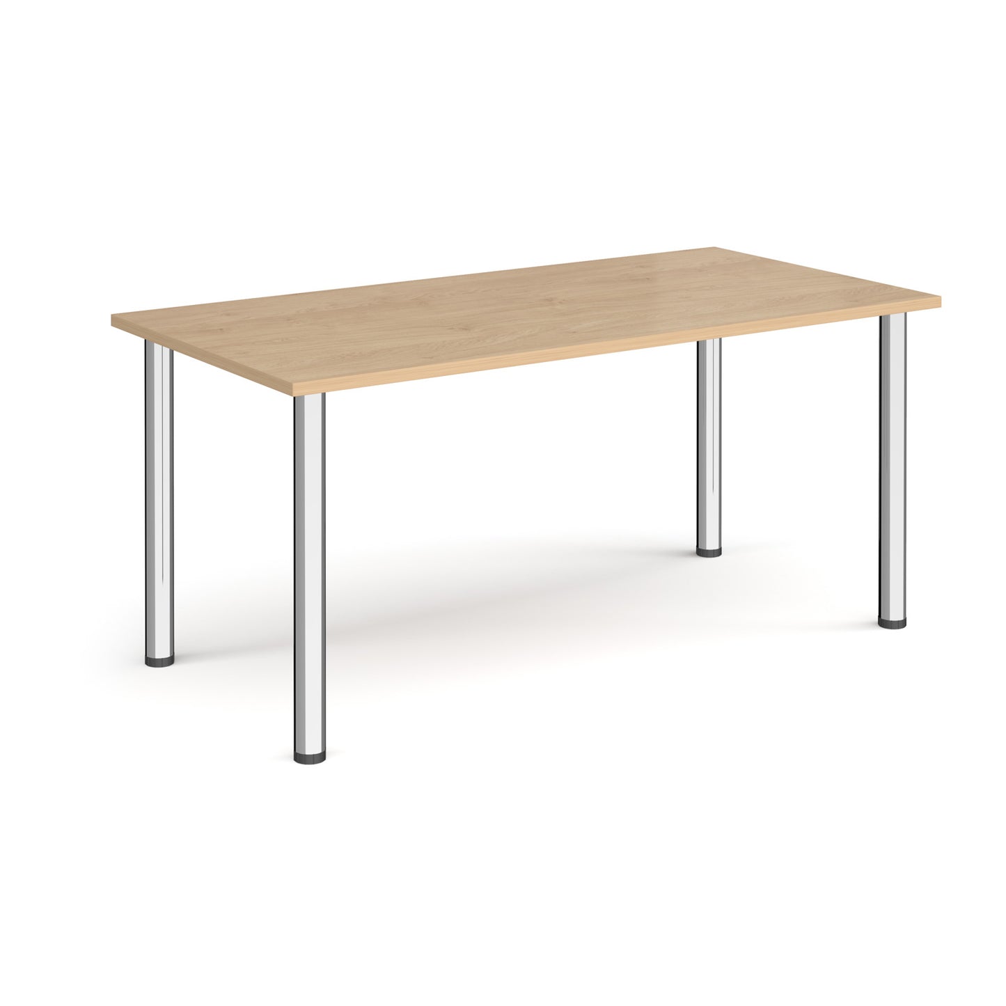 Rectangular radial leg meeting table - DRL1600-C-KO