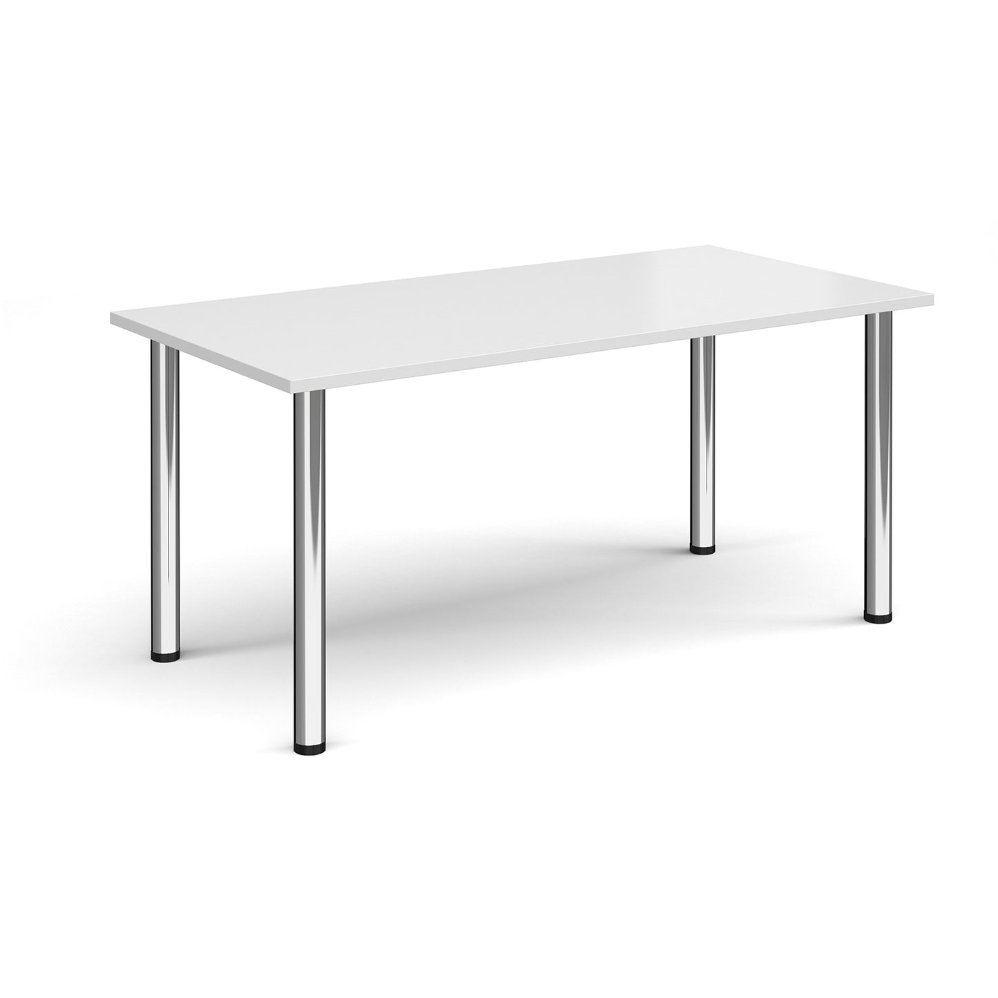 Rectangular radial leg meeting table - DRL1600-C-WH