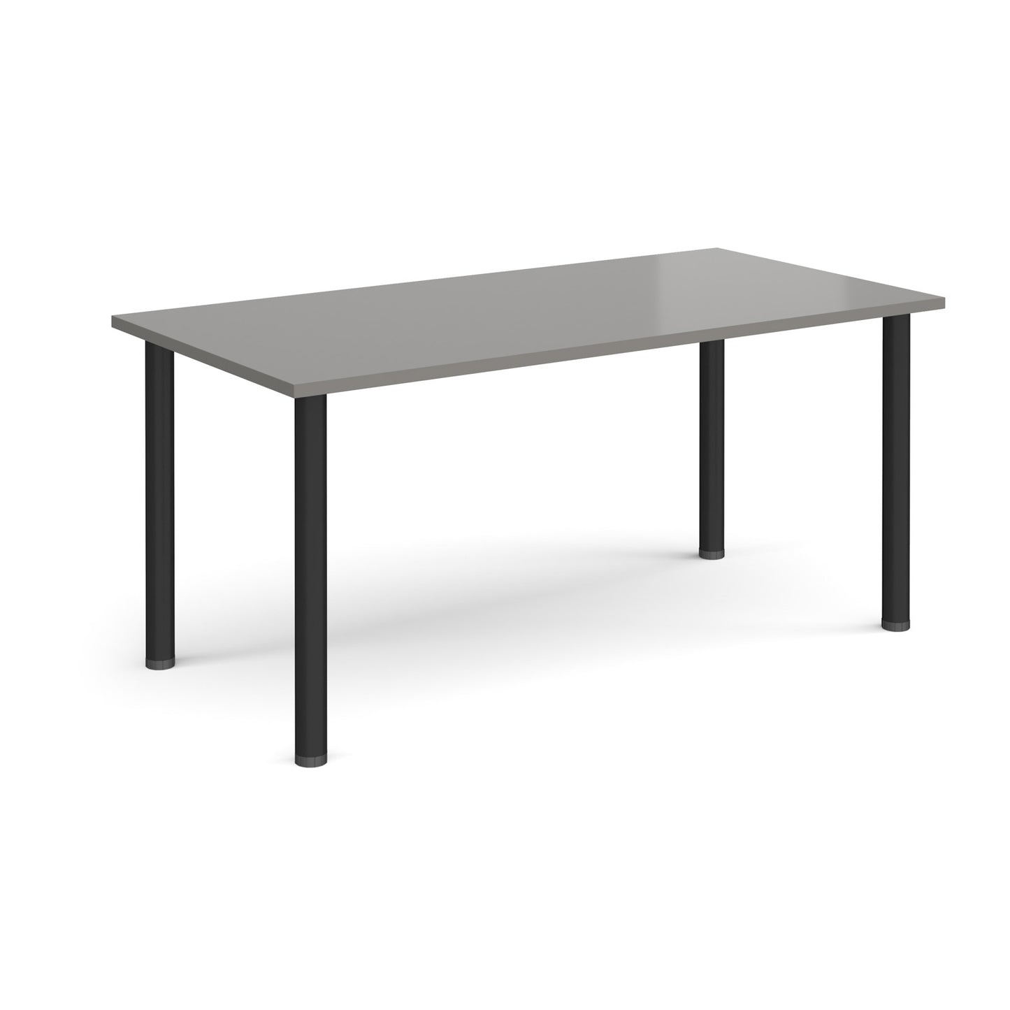 Rectangular radial leg meeting table - DRL1600-K-OG