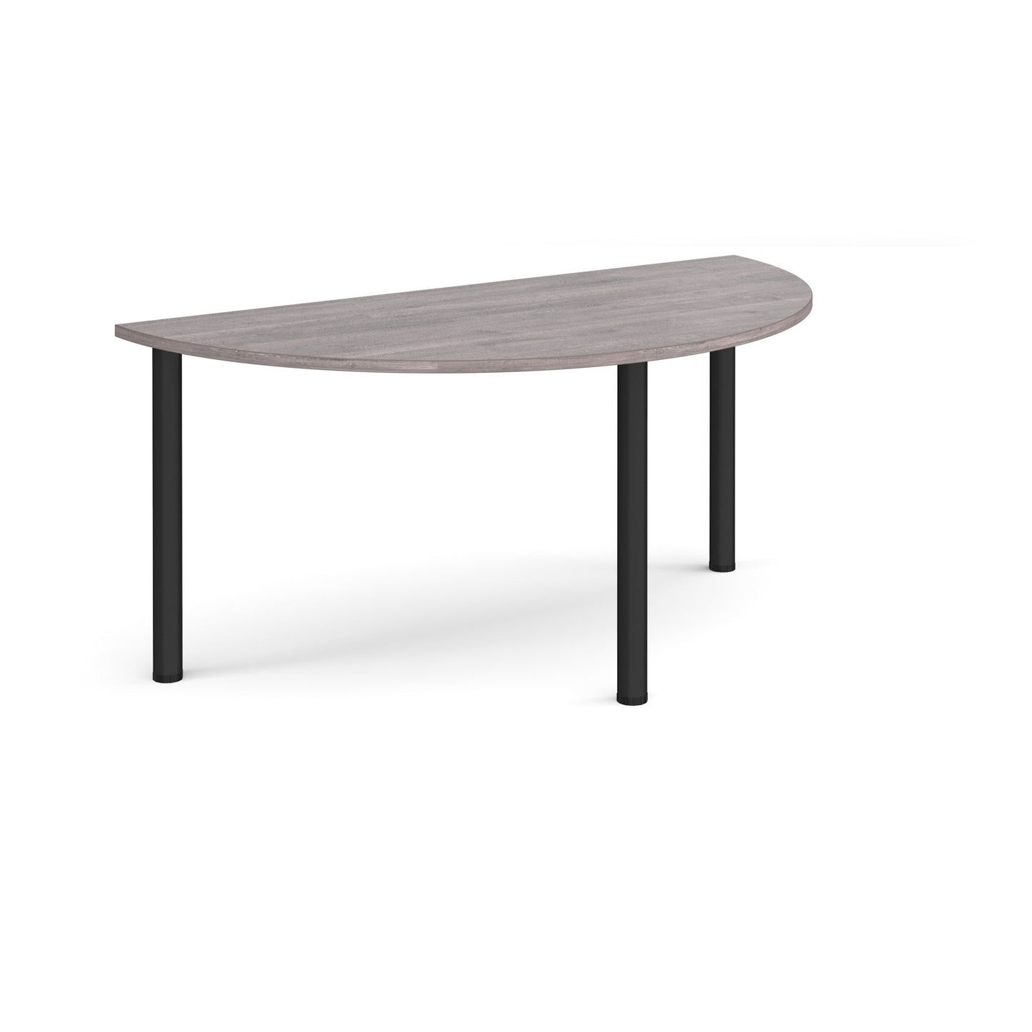 Semi circular radial leg meeting table - DRL1600S-K-GO