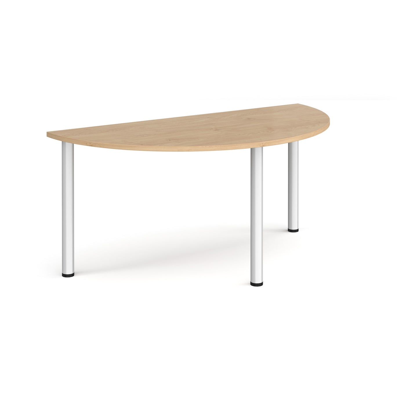 Semi circular radial leg meeting table - DRL1600S-S-KO