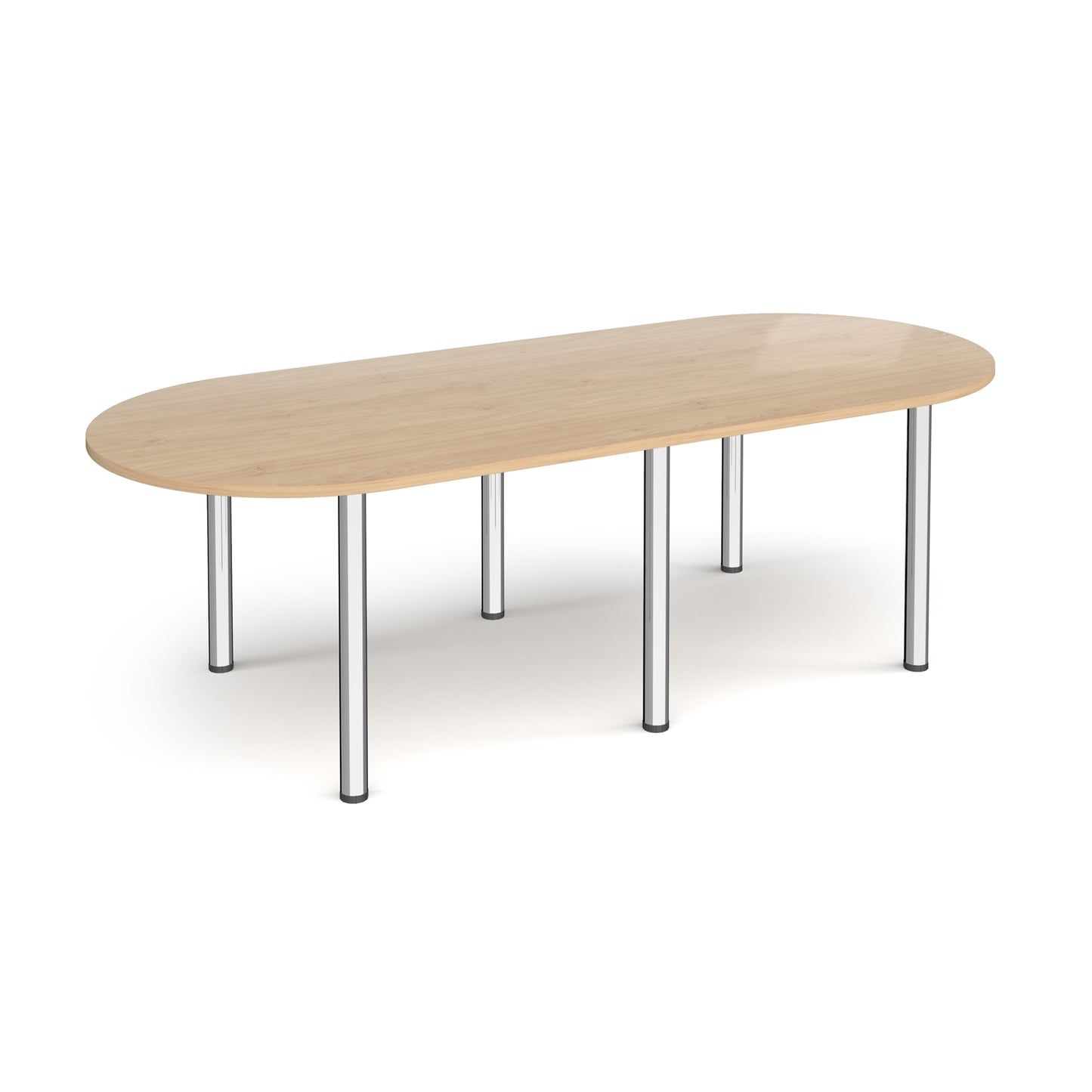 Radial end meeting table with 6 radial legs - DRL2400-C-KO