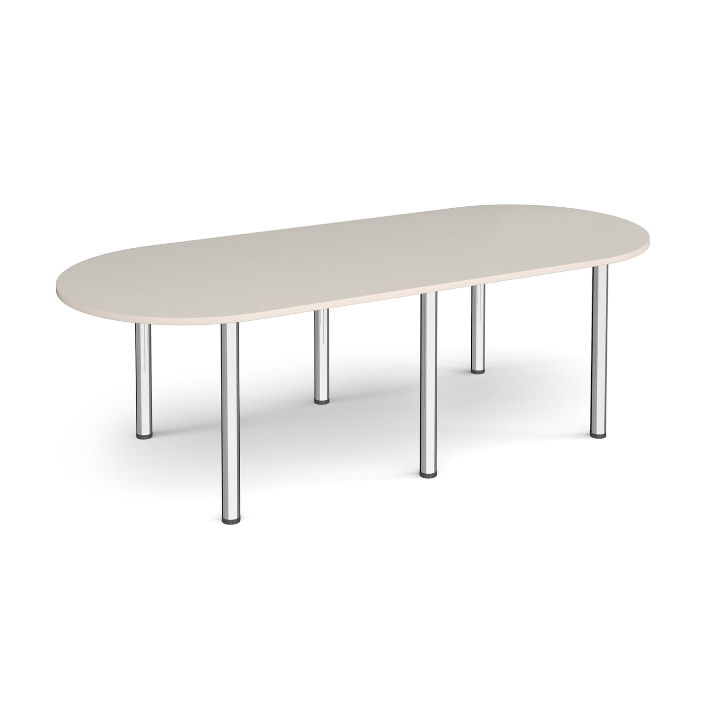 Radial end meeting table with 6 radial legs - DRL2400-C-LG