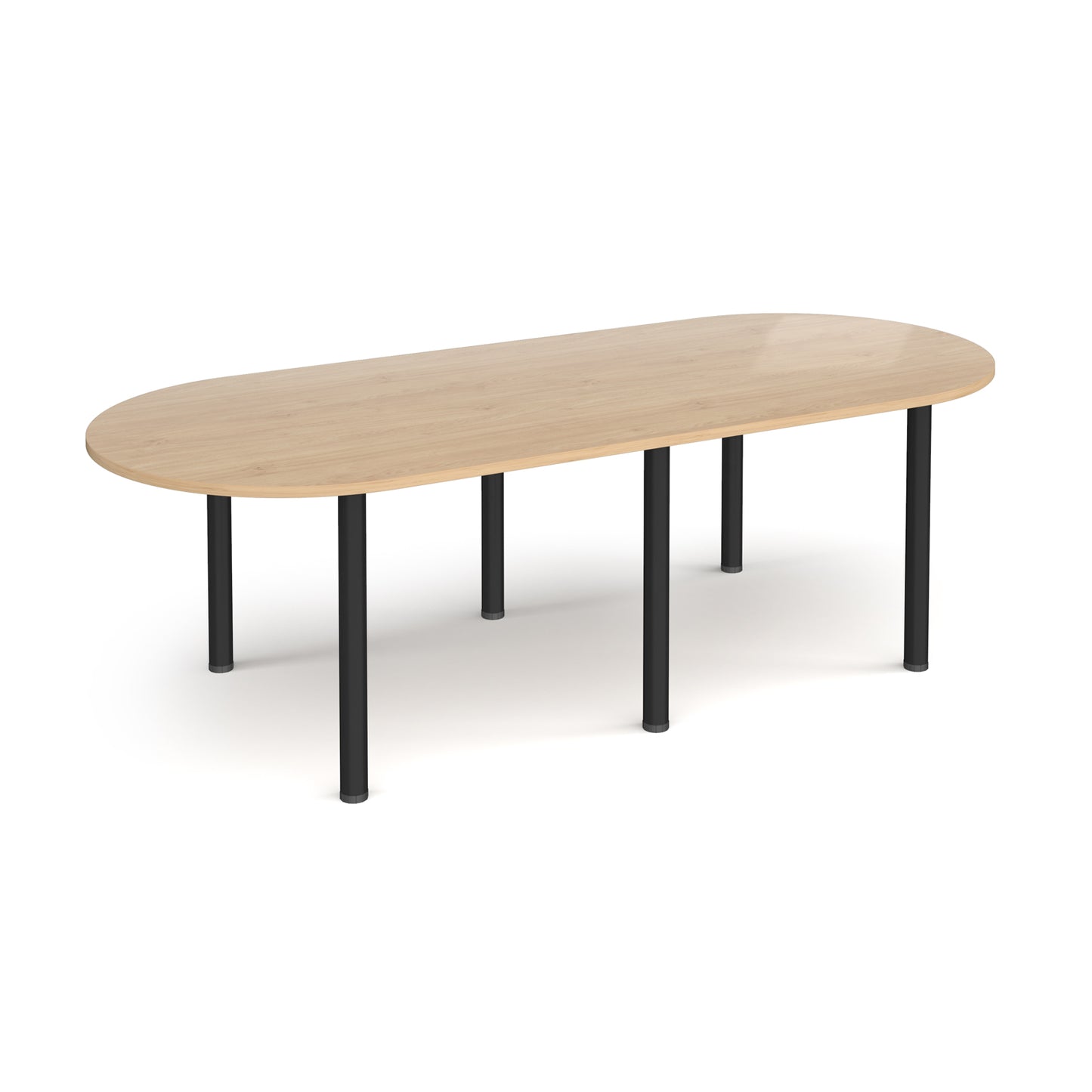 Radial end meeting table with 6 radial legs - DRL2400-K-KO