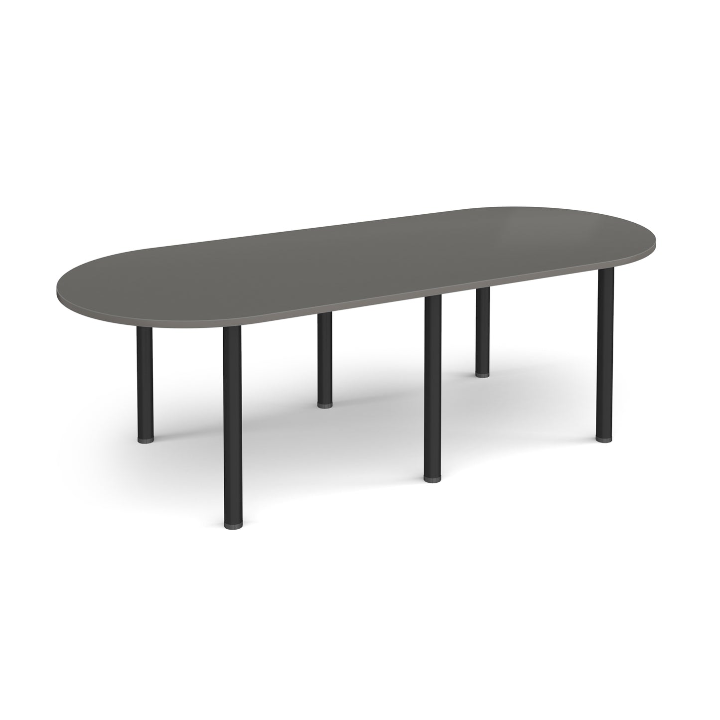 Radial end meeting table with 6 radial legs - DRL2400-K-OG