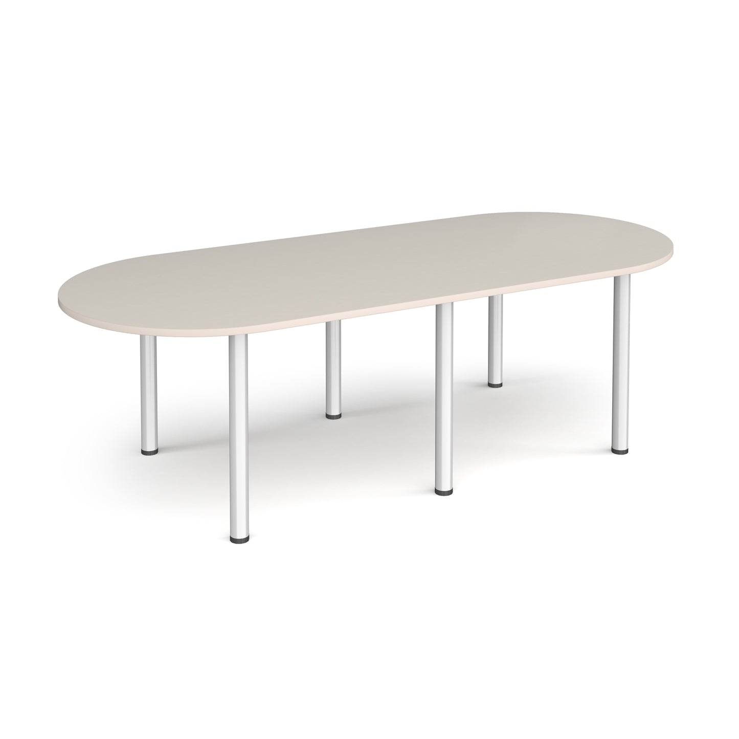 Radial end meeting table with 6 radial legs - DRL2400-S-LG