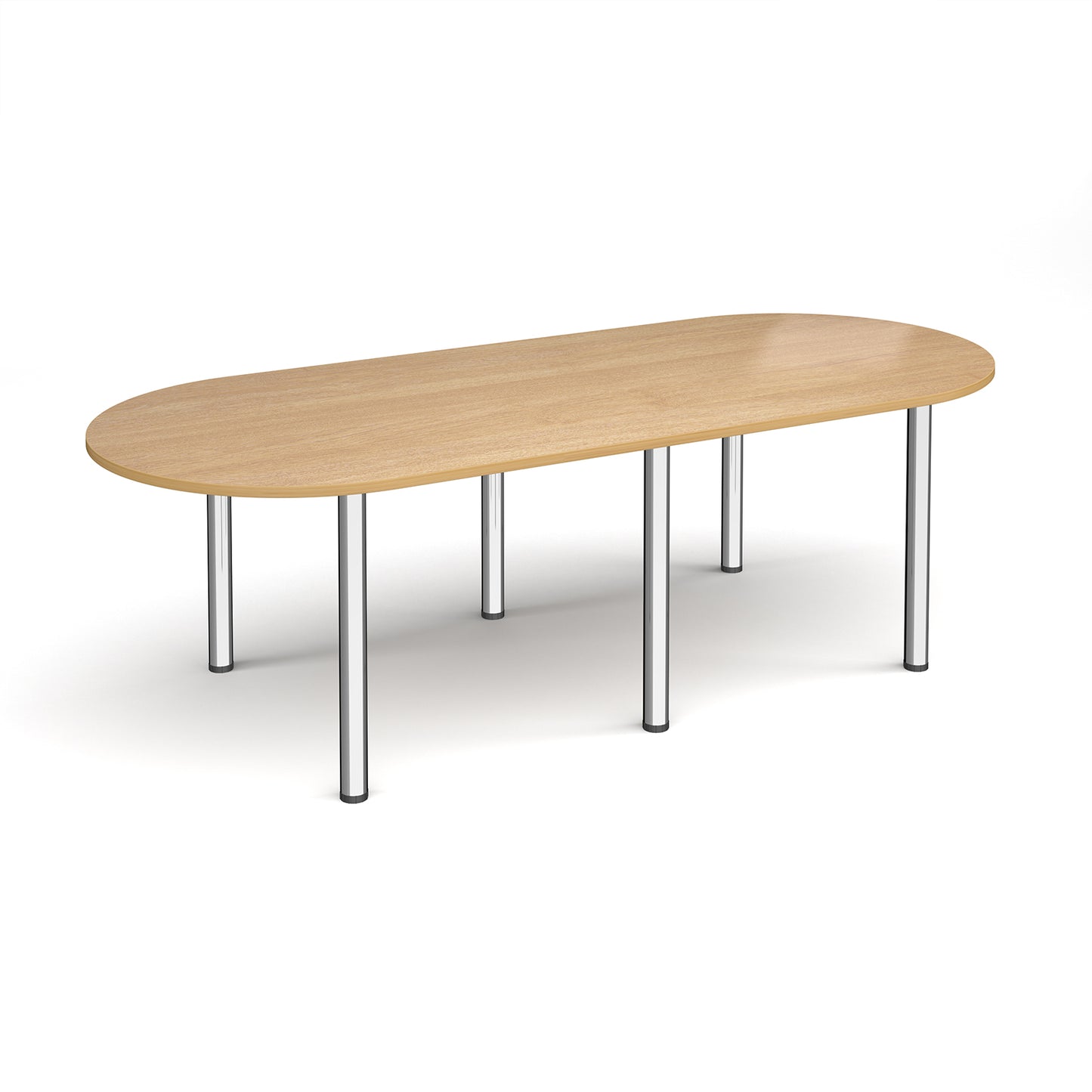 Radial end meeting table with 6 radial legs - DRL2400-C-O