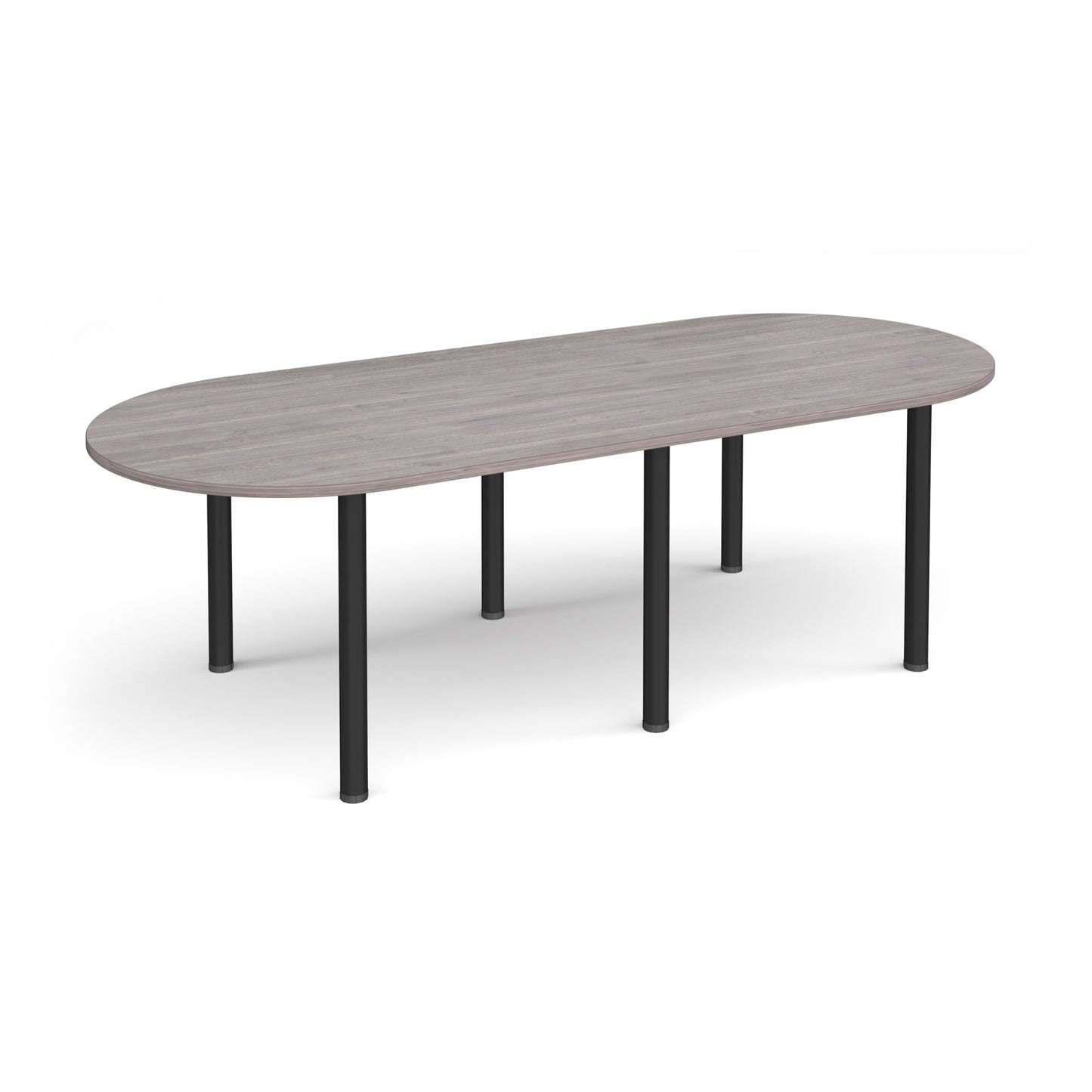 Radial end meeting table with 6 radial legs - DRL2400-K-GO