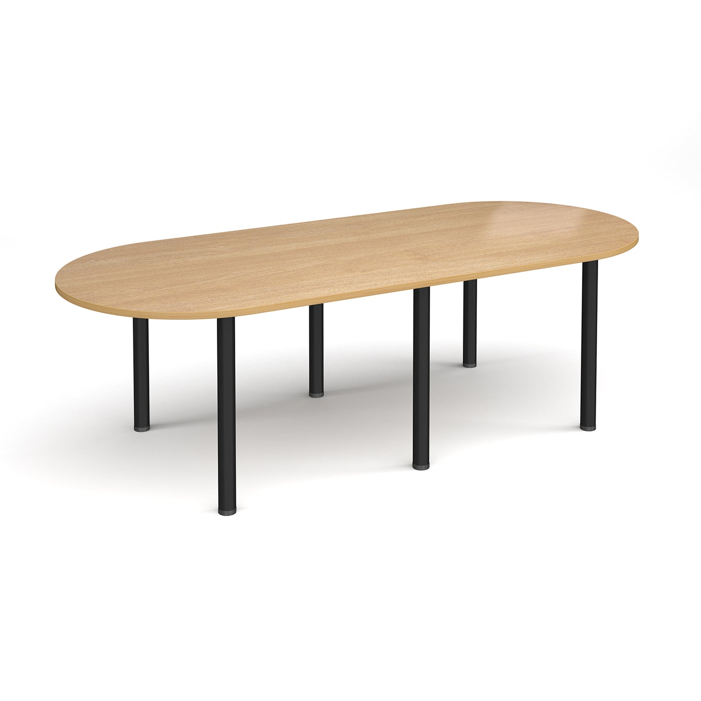 Radial end meeting table with 6 radial legs - DRL2400-K-O
