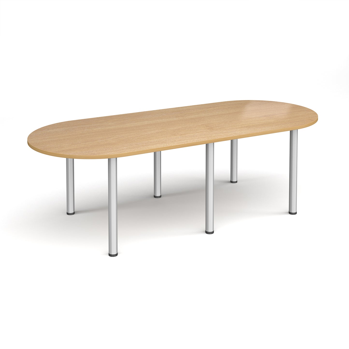 Radial end meeting table with 6 radial legs - DRL2400-S-O