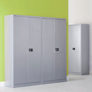 Steel Contract Cupboard 1806mm High - Black