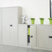 Steel Contract Cupboard 1806mm High - Black