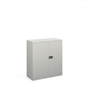 Steel Contract Cupboard 1806mm High - Black