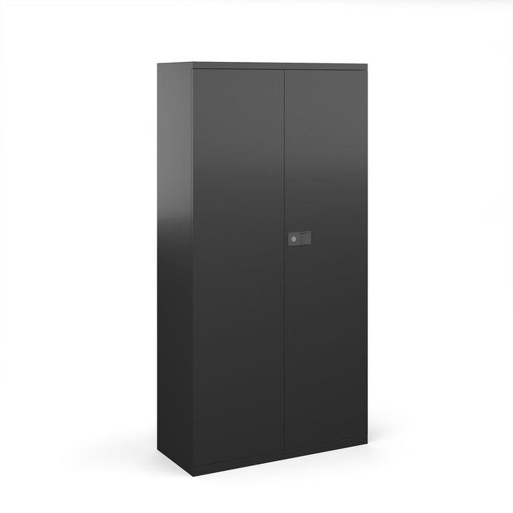 Steel Contract Cupboard 1806mm High - Black