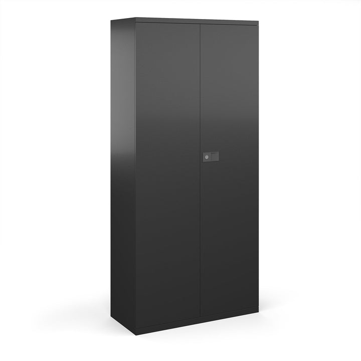 Steel Contract Cupboard 1968mm High - Black