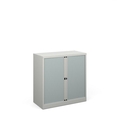 Bisley Systems Storage Tambour Cupboard 1000mm High - Grey