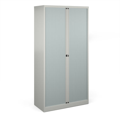 Bisley Systems Storage Tambour Cupboard 1000mm High - Grey