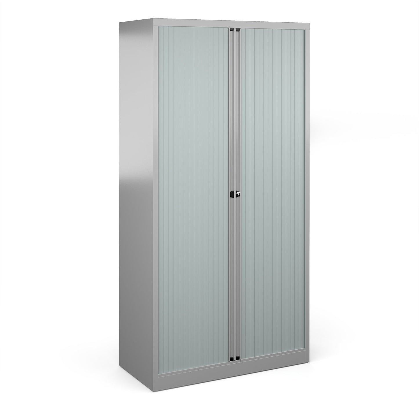 Bisley Systems Storage Tambour Cupboard 1570mm High - White