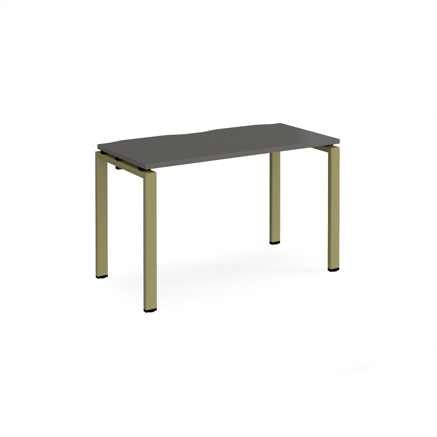 Adapt single desk 600mm deep - E126-GN-OG