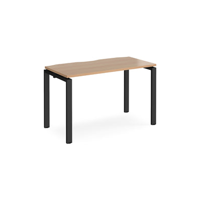 Adapt single desk 600mm deep - E126-K-B
