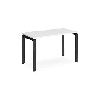 Adapt single desk 600mm deep - E126-K-WH
