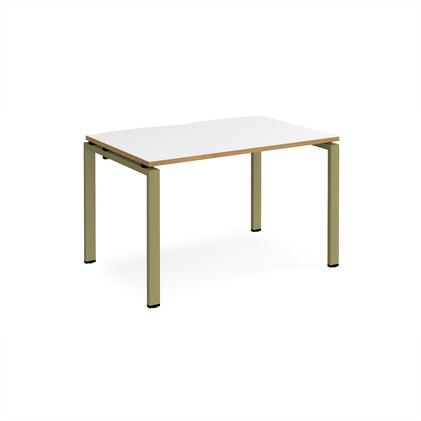 Adapt single desk 800mm deep - E128-GN-WO