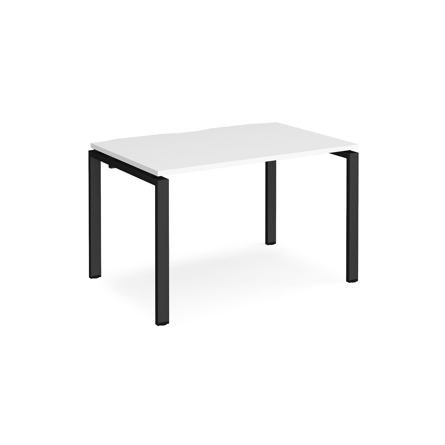 Adapt single desk 800mm deep - E128-K-WH