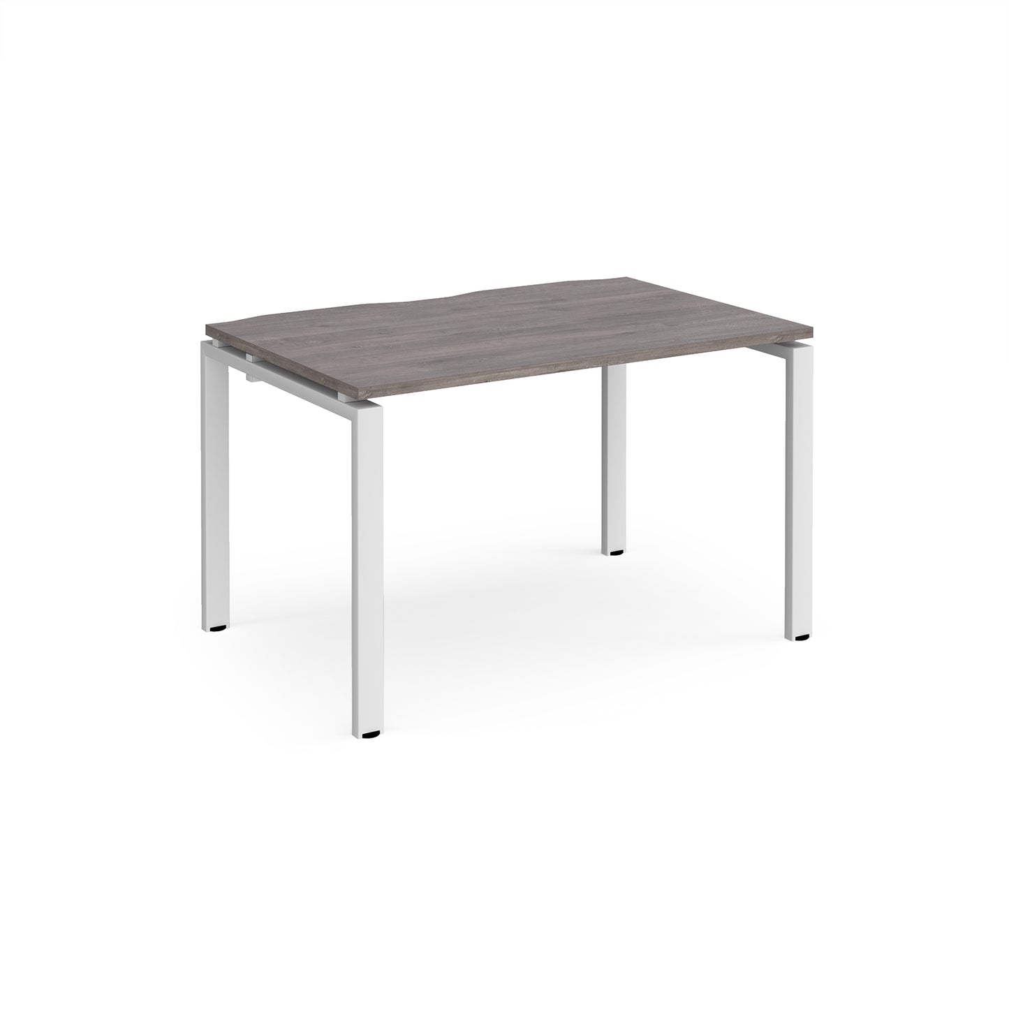 Adapt single desk 800mm deep - E128-WH-GO