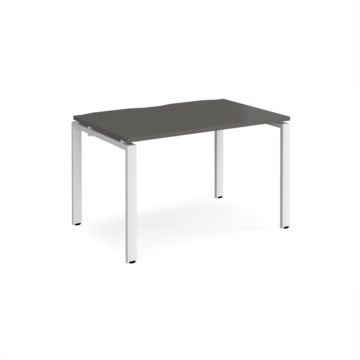 Adapt single desk 800mm deep - E128-WH-OG