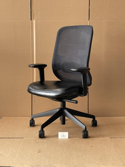 Orangebox Do Fully Adjustable Chair , Leather Seat - Many In Stock - UK Delivery