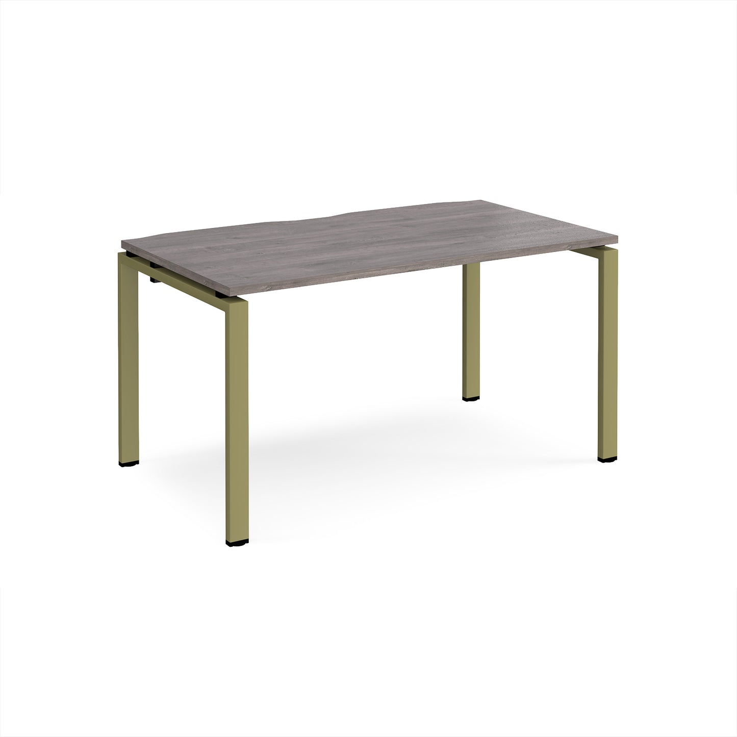Adapt single desk 800mm deep - E148-GN-GO