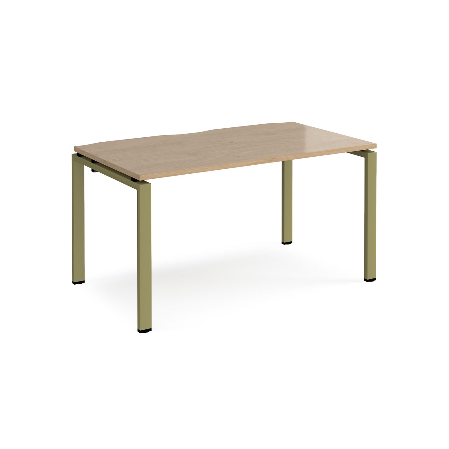 Adapt single desk 800mm deep - E148-GN-KO