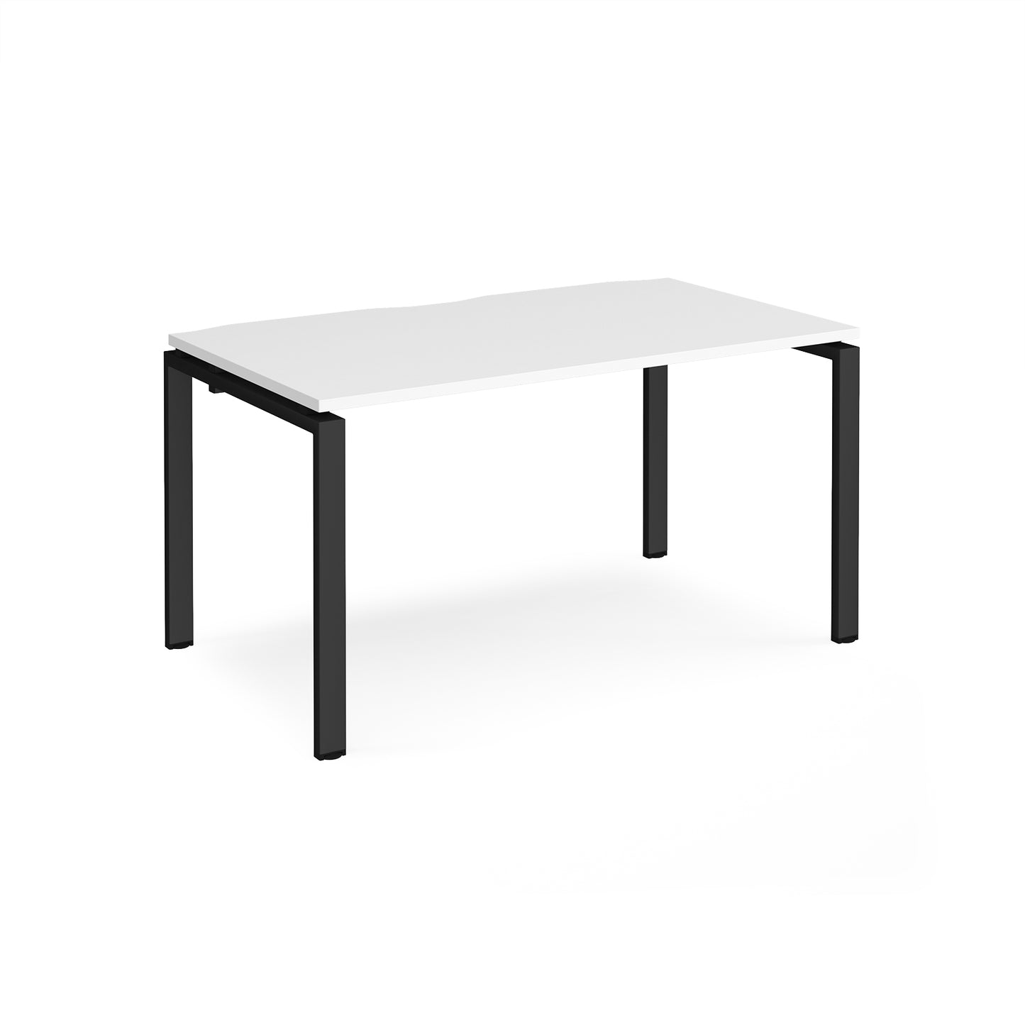 Adapt single desk 800mm deep - E148-K-WH