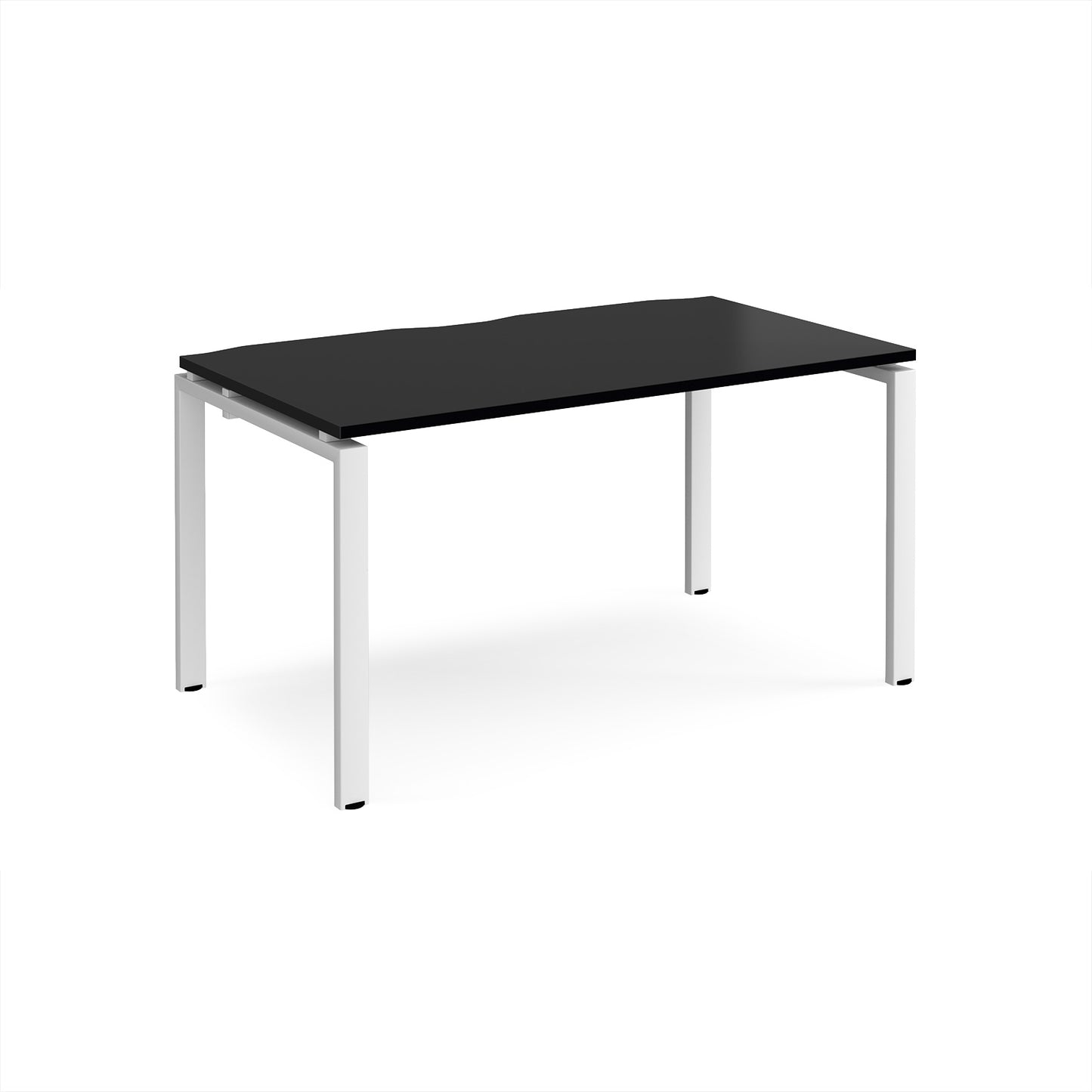 Adapt single desk 800mm deep - E148-WH-BK