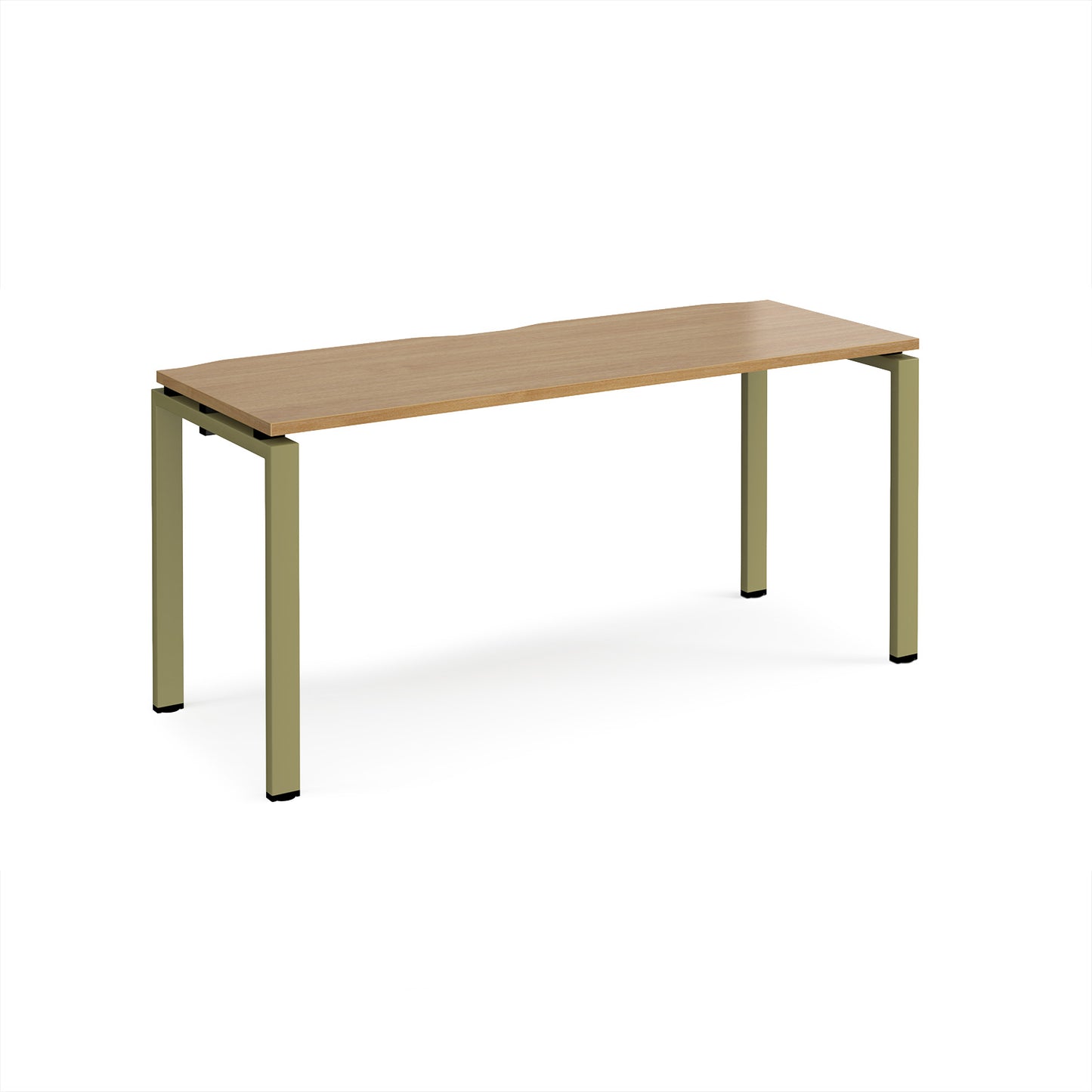 Adapt single desk 600mm deep - E166-GN-O