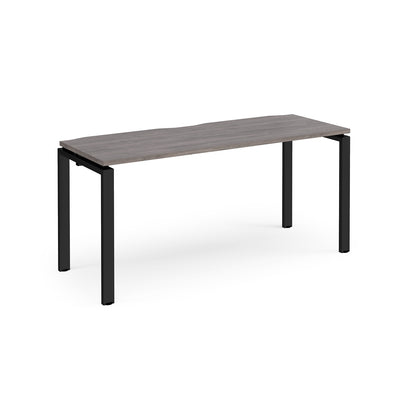 Adapt single desk 600mm deep - E166-K-GO