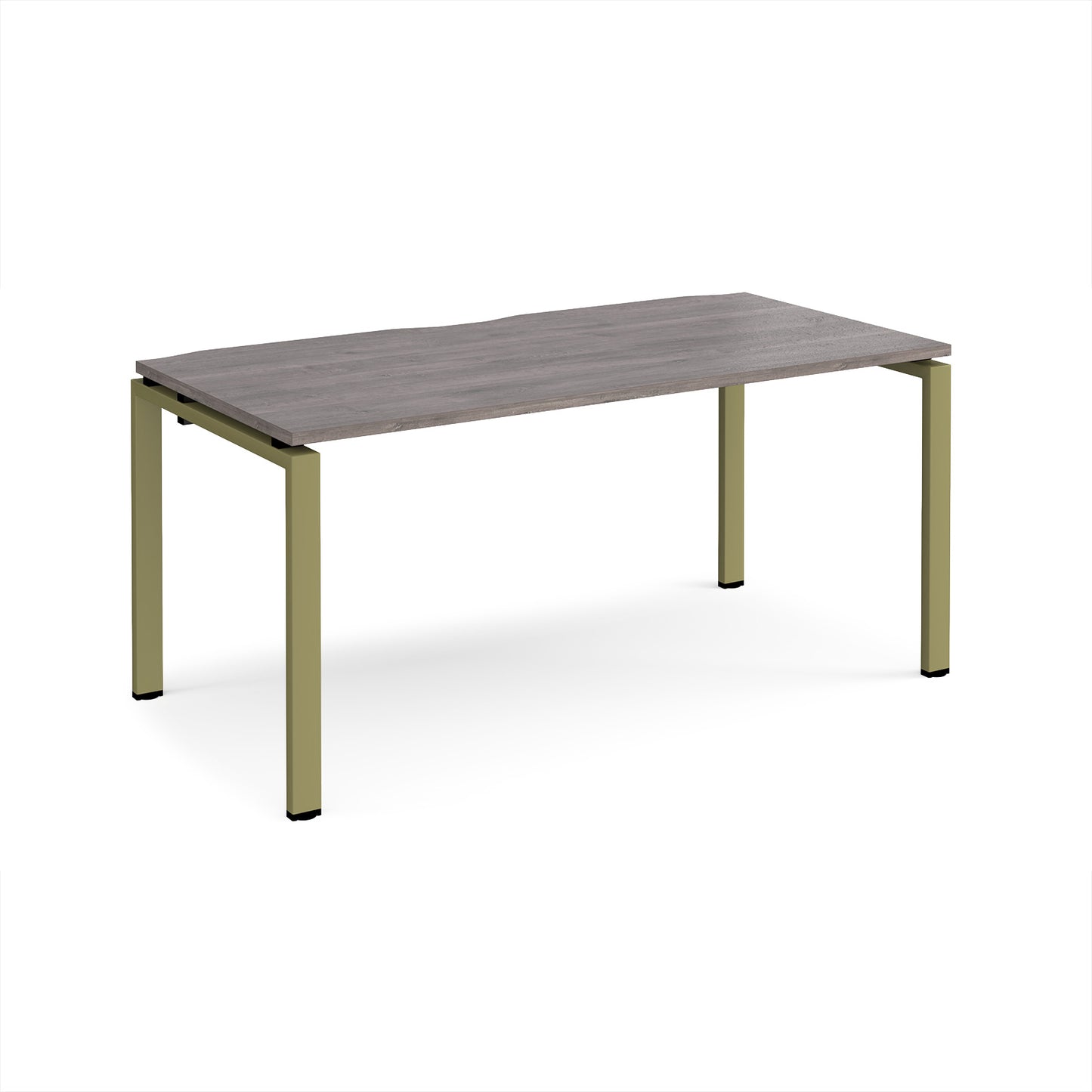 Adapt single desk 800mm deep - E168-GN-GO