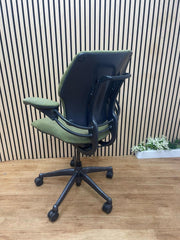 Humanscale Freedom Executive Office Chair In Green Fabric - UK DELIVERY