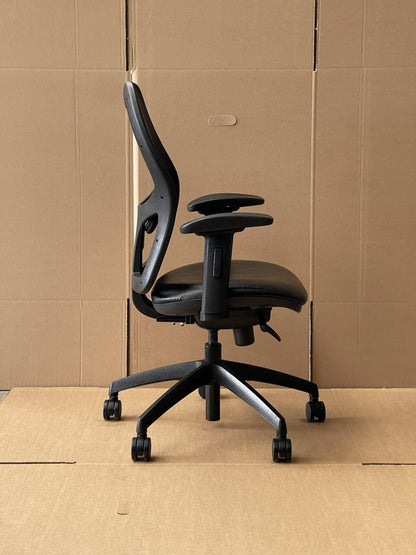 Back Leather Office Chair , Lumbar Support, Leather (Many Available) UK Delivery