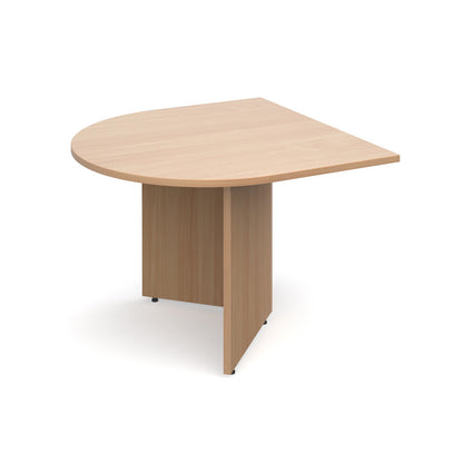 Arrow head leg radial extension table