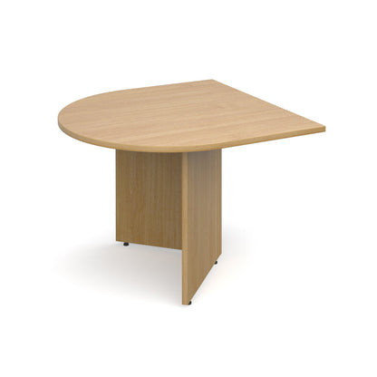 Arrow head leg radial extension table