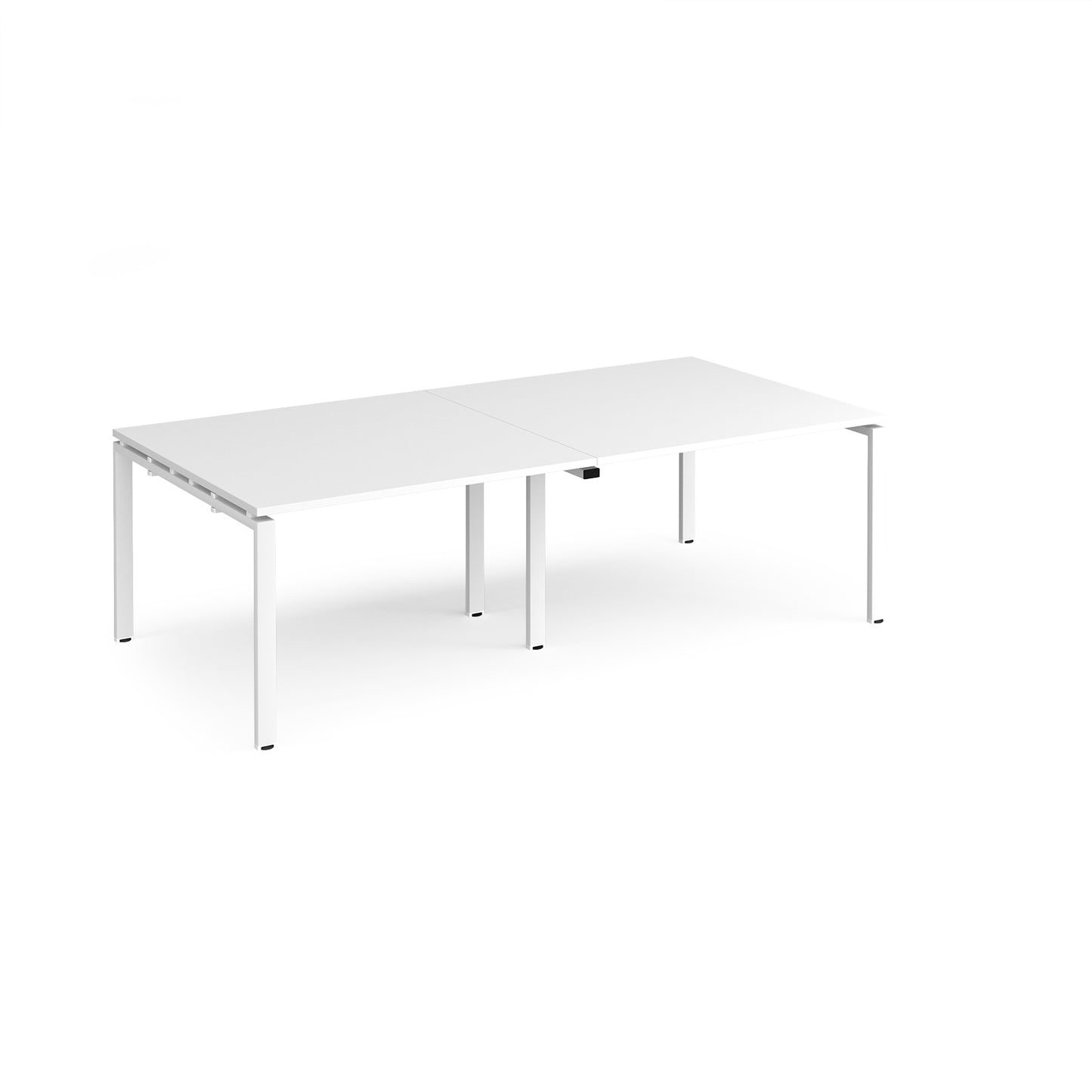 Adapt rectangular boardroom table - EBT2412-WH-WH