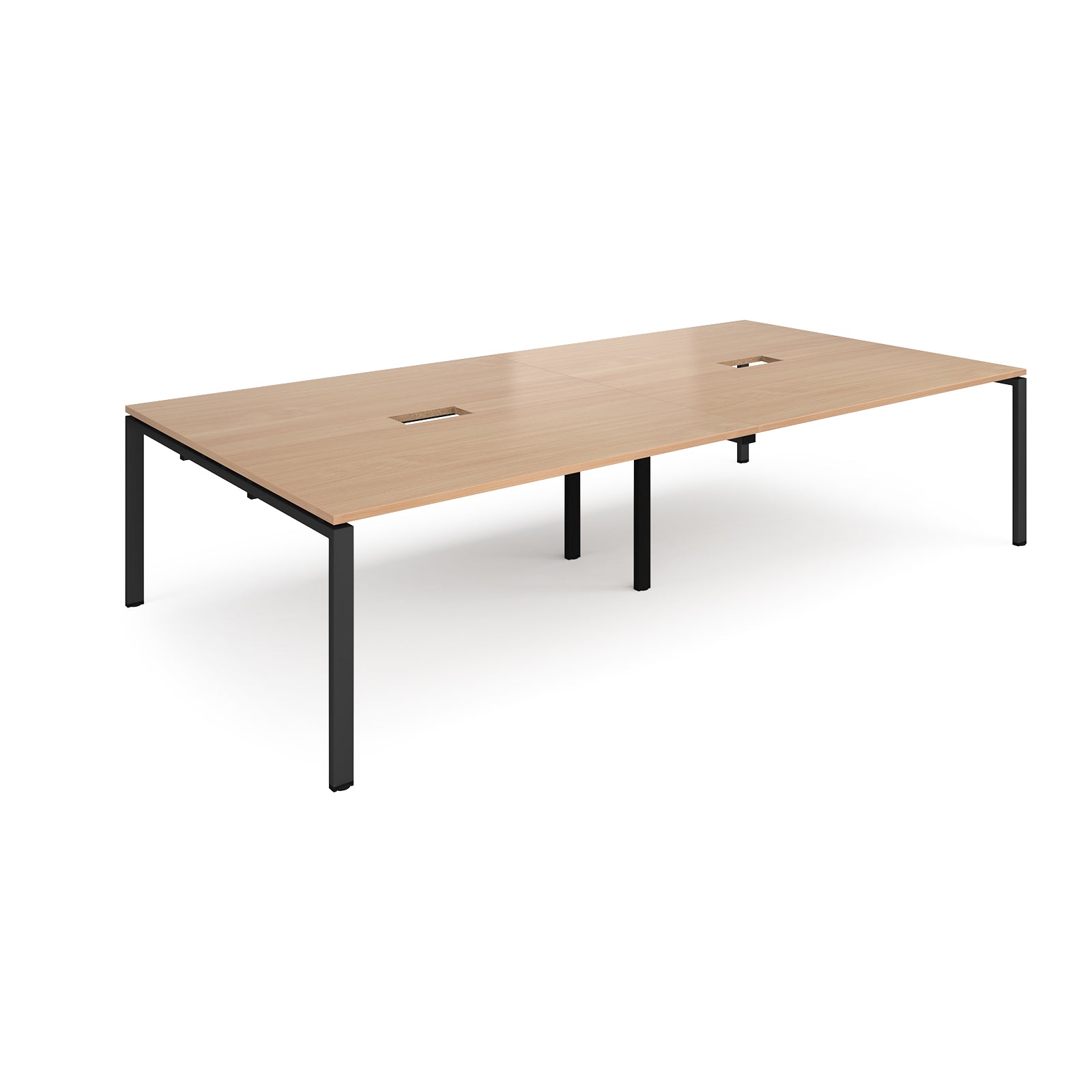 Adapt rectangular power ready boardroom table - EBT3216-CO-K-B
