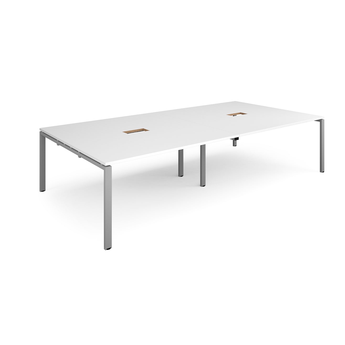 Adapt rectangular power ready boardroom table - EBT3216-CO-S-WH