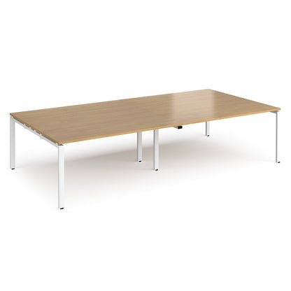 Adapt rectangular boardroom table - EBT3216-WH-O