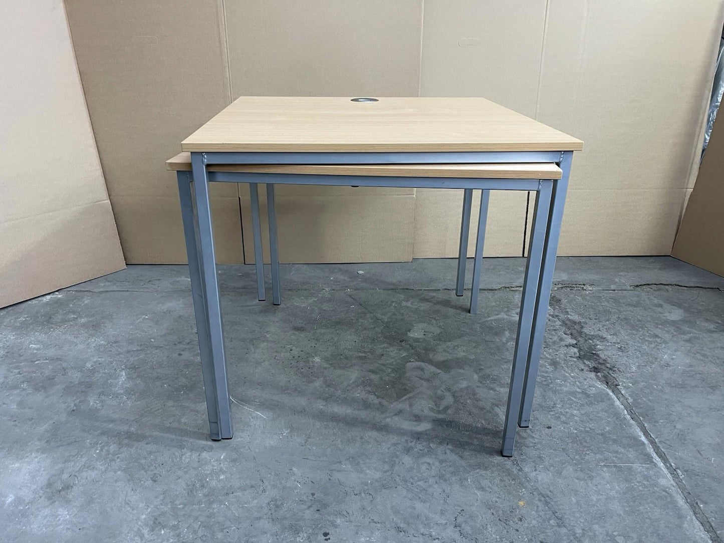 Solid Stackable Office Tables - CAN DELIVER