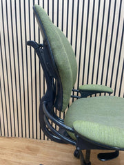 Humanscale Freedom Executive Office Chair In Green Fabric - UK DELIVERY
